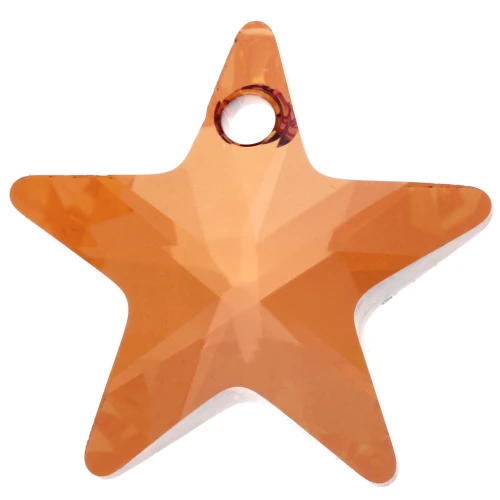 Pendentif Etoile PureCrystal 6715 16 mm - Crystal Copper x1