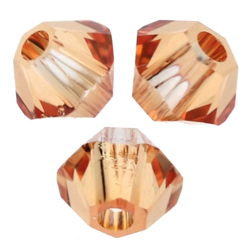 Toupies en cristal Swarovski 5328 3 mm - Dark Orange x1440
