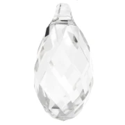 Goutte PureCrystal 6010 17x8.5 mm - Crystal Silver Shade x1