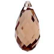 Goutte PureCrystal 6010 17x8.5 mm - Light Colorado Topaz x1