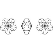 Fleur PureCrystal 5744 8 mm - Crystal Red Magma x1