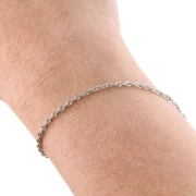 Chaîne maille singapour 2 mm - Acier inoxydable 316L x50 cm