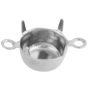 Serti griffe intercalaire pour cabochon PureCrystal 1028/1088 8 mm - Argenté x1
