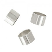 Tubes poussoirs pour cordons 3 mm rhodié x10