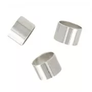 Tubes poussoirs pour cordons 3 mm rhodié x10