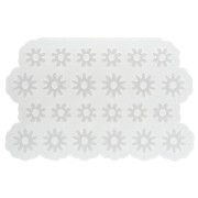 Moule en silicone Géa Creations pour réaliser des pendentifs fleur 15 mm à 17 mm