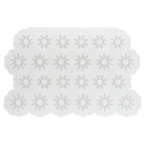 Moule en silicone Géa Creations pour réaliser des pendentifs fleur 15 mm à 17 mm