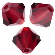 Perles toupies Preciosa - Rondelle Bead 4 mm - Vivid Siam x30|raw }}