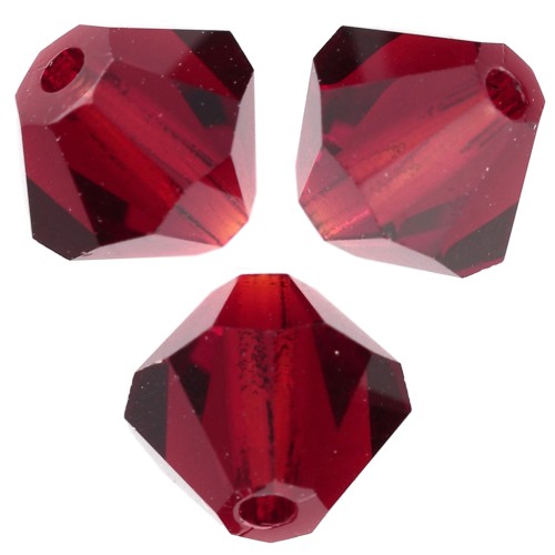 Perles toupies Preciosa - Rondelle Bead 5 mm - Vivid Siam x12