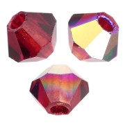 Perles toupies Preciosa - Rondelle Bead 3 mm - Vivid Siam AB x30|raw }}