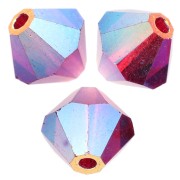 Perles toupies Preciosa - Rondelle Bead 4 mm - Vivid Siam AB 2X x30|raw }}