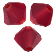 Perles toupies Preciosa - Rondelle Bead 6 mm - Vivid Siam Matt x12|raw }}
