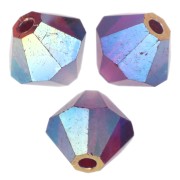 Perles toupies Preciosa - Rondelle Bead 5 mm - Vivid Siam AB 2X x12|raw }}