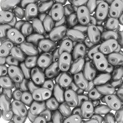 MiniDuo 2x4 mm Pastel Grey Pearl x10g