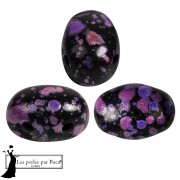 Perles en verre Samos® par Puca® 5x7 mm - Enamel Purple and Pink x10g|raw }}