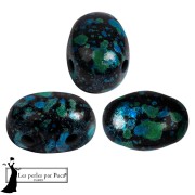 Perles en verre Samos® par Puca® 5x7 mm - Enamel Turquoise x10g|raw }}
