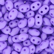 MiniDuo 2x4 mm Opaque Violet Silk Mat x10g