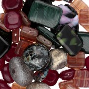 Marron - Assortiment de perles de bohème - Earth Marron x50g Assortiment de perles de bohème - Earth Marron x50g