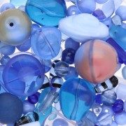 Assortiment de perles de bohème - Mix Blue 1 x50g|raw }}