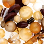 Assortiment de perles de bohème - Mix Topaz x50g|raw }}