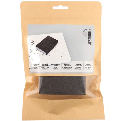 Eponge abrasive 68x100x26 mm P150 médium x1