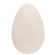 Perle goutte semi percée 50x33 mm en résine - Ecru x1