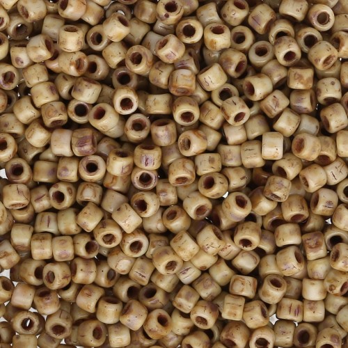 Rocailles Matubo 11/0 2.10 mm White Picasso x10g