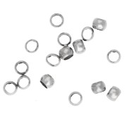 Perles à écraser 2 mm - Argenté x1000