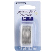 Fil rond 0.41 mm Artistic Wire - Acier inoxydable 304 x13.7m