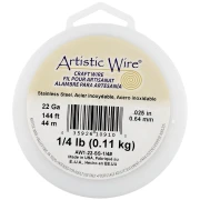 Fil rond 0.64 mm Artistic Wire - Acier inoxydable 304 x44m