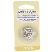 Tubes connecteurs multi tailles à sertir pour fils - Argenté anti-ternissement x21