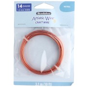 Fil de cuivre rond 1.6 mm Artistic Wire - Naturel Anti-ternissement x3.1m