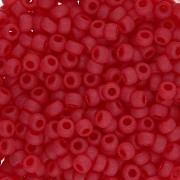 Rocaille Miyuki 8/0 141F - Transparent Ruby Mat x8g