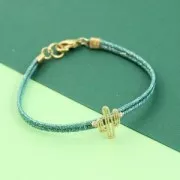 Soutache viscose rigide fabrication française 3,5mm Vintage Rose x5m