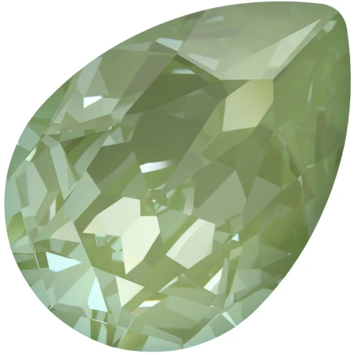 Cabochon PureCrystal 4320 14x10 mm - Crystal Paradise Green Lux x1 