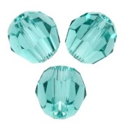 Perles rondes PureCrystal 5000 4 mm - Reinvented Caribbean Green x20