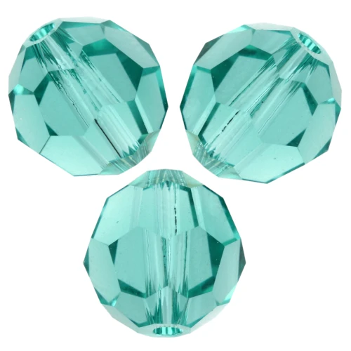 Perle ronde PureCrystal 5000 8 mm - Reinvented Caribbean Green x1