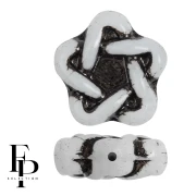 Perles en verre étoile Elégant Star 12 mm - Jet x10