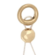 Anneaux de protection lisse 5 mm pour fil cablé 0.7 mm - Acier inoxydable 316L x4