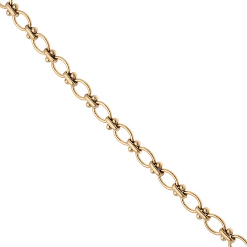 Chaine maille Fantaisie 7.6 mm - Acier inoxydable 304 Doré x50cm