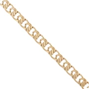 Chaine maille Fantaisie 5.5 mm - Acier inoxydable 304 Doré x50cm