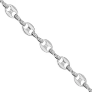 Chaine maille grain de café 5.7 mm - Acier inoxydable 304 x50cm
