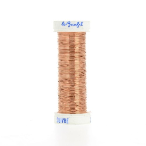 Fil métal fin 0.20 mm Lebaufil - Cuivré x20m