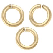 Anneaux ouverts 6.5x1.3 mm - Fabrication Européenne - Gold filled (or laminé) x10|raw }}