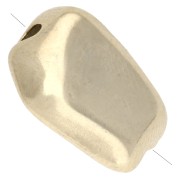 Perle nuggets irrégulière 13x11 mm - Doré à l'or fin x1|raw }}