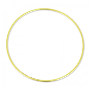 Bracelet jonc 67 mm - Doré à l'or fin satiné x1