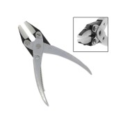 Pince parallèle plate bouts nylon x1