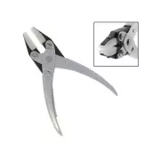 Pince parallèle plate bouts nylon x1