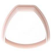 Emporte-pièce trapèze arrondi 26x29 mm en polymère biodégradable - Beige x1|raw }}