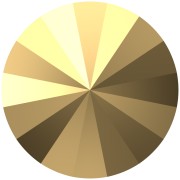 Cabochon Swarovski 1122 Rivoli 12 mm - Crystal Aurum x1